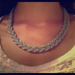 Braided Silver Necklace